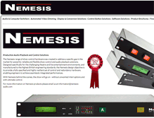 Tablet Screenshot of nemesis-audio.com